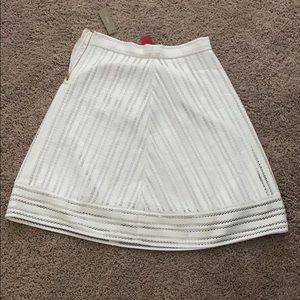 White a line skirt JCREW